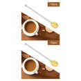 thumbnail image 1 of Advancent 10x Glass Teaspoons Dishwasher Safe Stirring Spoon for Stirring Coffee Bar Amarillo 2Conjunto, 1 of 1