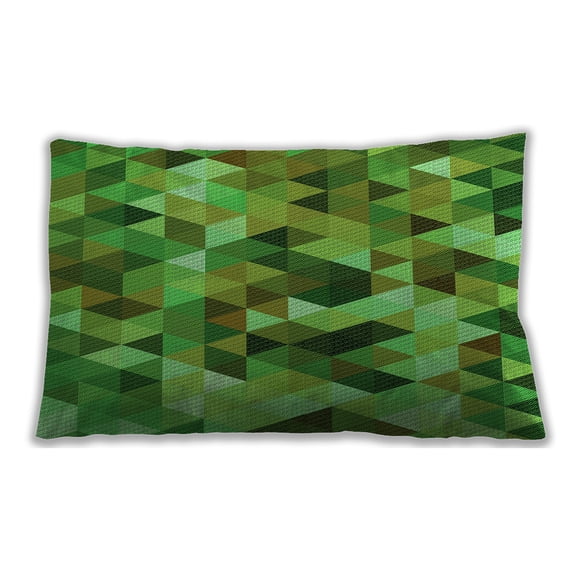 Ahgly Company Outdoor Rectangular Contemporary Lumbar Throw Pillow, 13 inch by 19 inch