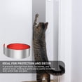 thumbnail image 4 of Stainless Steel Toe Kick Cover, MODANU 6.5ft x 3.9 inch Baseboard Plate, Self Adhesive Kickplate for Bottom of Door, Kitchen Island, Cabinet, Cupboard (Silver), 4 of 7
