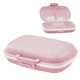 thumbnail image 1 of 1 paquete de organizador de pastillas diario, 8 compartimentos, estuche de viaje para pastillas para monedero de bolsillo, contenedor portátil para medicamentos y vitaminas, color rosa, 1 of 5