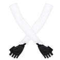 thumbnail image 3 of Mangas De Brazo Guantes Largos Deportivos Mangas De Brazo Deportivo Un Par De Poliuretano Elástico Blanco Ciclismo Al Aire Libre Antideslizante Protector Solar Guantes Largos Ccdes Otros, 3 of 8