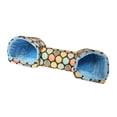 thumbnail image 1 of Túnel para hámster, cueva, nido, juguete para esconderse, espacioso, lavable, accesorios para jaula, juguete para erizos, ratas, ratones, hámsters, Hoja azul, 1 of 8