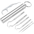 thumbnail image 1 of Portable Travel Toothpick Set Dental Flossers Sticks Tooth Picks Cleaner Interdental Cleaning Kit, 1 of 7
