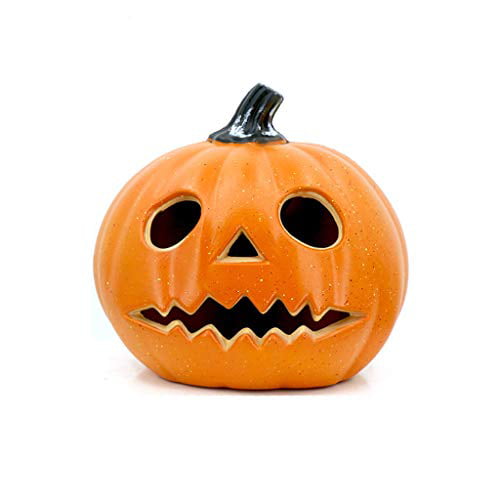 QYLOZ Halloween Decoration Jack-o-Lantern Plastic Decorations Pumpkin ...