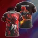 thumbnail image 3 of MINISO Marvel Superhero Spider-Man Camisetas de cuello redondo y manga corta con estampado 3D de Spider-Man súper transparente para hombres y mujeres, 3 of 5