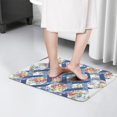 thumbnail image 4 of Pioneer Flower Floral Print Flannel Non Slip Door Rugs,Washable Door Mats Indoor,Decorative Door Mats,Dirt-Resistant and Absorbent Doormat for Entrance,Bedroom,Kitchen,Bathroom,31.5"x17", 4 of 4