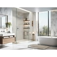 thumbnail image 6 of Brushed Nickel Shower Faucet Set with 8 Inch Rain Shower Head, Single Handle Shower System with Storage Shelf, Modern Wall Mounted Bathroom Fixture for Full Body Coverage, 6 of 9