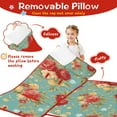 thumbnail image 3 of Pioneer Flower Floral Print Pattern Toddler Nap Mats for Kids Preschool,Sleeping Mat Bag or Kids,Toddler Sleeping Bag,Toddler Nap Mat or Daycare, 3 of 6