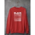 thumbnail image 3 of Black Whyte Techno Style Sweatshirt Men -Image by Shutterstock, Male Small, 3 of 4