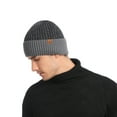thumbnail image 3 of Babysbule Hats for Women Winter Double-layer Woolen Hat And Velvet Warm Mixed Color Men's Knitted Hat, 3 of 4