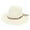 Light Yellow, variant on Summer Holiday Sun Hat Panama Style Outdoor Outing Shade Bowler Hat Beach Hats for Women Black