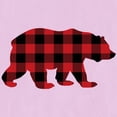 thumbnail image 3 of CafePress - Buffalo Plaid Bear - Women's Nightshirt, 3 of 4