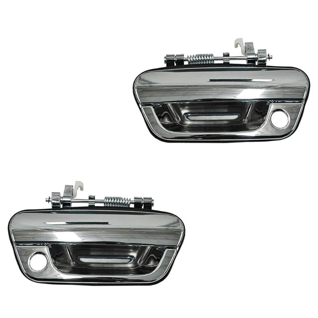 PAR MANIJAS PUERTA EXTERIOR acabado cromado - Compatible con Chevrolet Spark 2011 - 2017 delantero GEN Genérica .