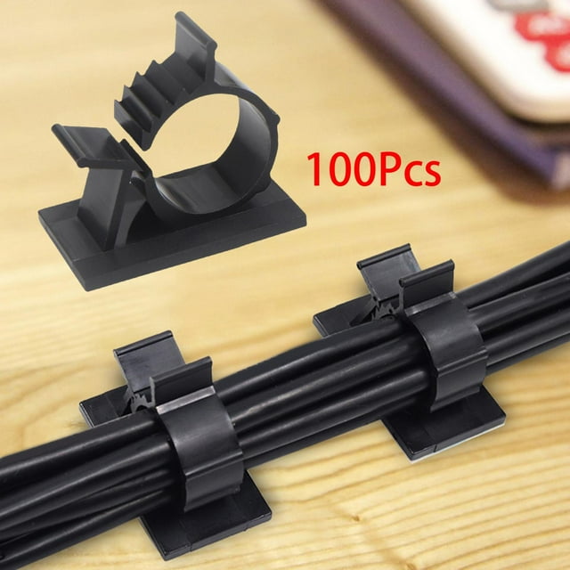 Organizador de Cables Autoadhesivo Wire Storage 100x 13mm-16mm Macarena