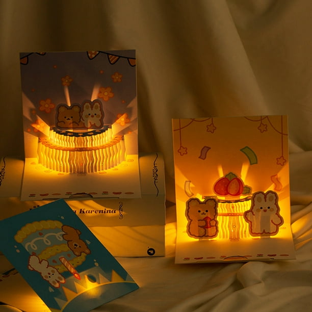 Dream Lifestyle Greeting Card Clear Print 3D Paper Memorable Birthday ...