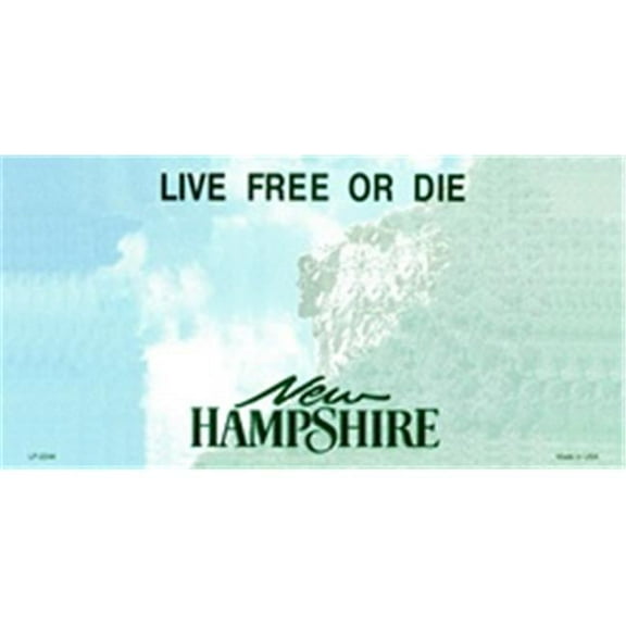 New Hampshire State Background Blanks Flat- Automotive License Plates Blanks for Customizing