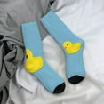 thumbnail image 5 of Logiee Cute Ducky Print Adult Socks for Men & Women,Calf Socks, Ankle Socks,Boots Socks,Breathable Casual Sock,Unisex Crew Socks, 5 of 6