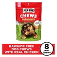 thumbnail image 6 of (4 Pack) Milk-Bone GnawBones Rawhide Free Dog Chews With Real Chicken, Long-Lasting Mini Dog Treats, 8 Chews Per Bag, 6 of 9