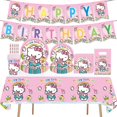 thumbnail image 2 of Hello Kitty decoración de fiesta pegatina bonita cubierta de carrito guitarra pegatina para monopatín piel de ordenador portátil globos de Anime juguetes para niñas, 2 of 4