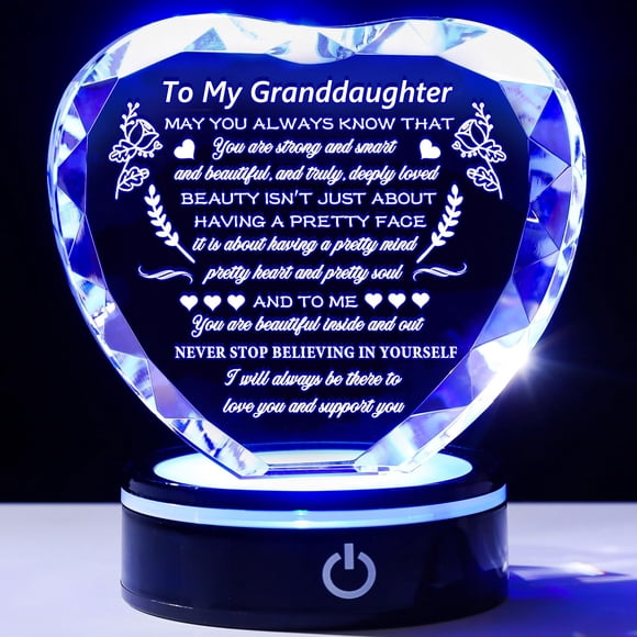 Crystal Keepsake YWHL, regalo de la abuela para nieta