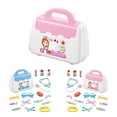thumbnail image 3 of OUSITAID Kids Simulation Doctor Play Set Pretend Play Emulational Suitcase Kit Children Preschool Role Play Education Toy, 3 of 9