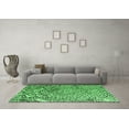 thumbnail image 3 of Ahgly Company Indoor Rectangle Solid Emerald Green Modern Area Rugs, 2' x 4', 3 of 4