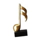 thumbnail image 4 of Escultura de nota musical, artesanía, figura decorativa coleccionable, estatua moderna Estilo B, 4 of 9