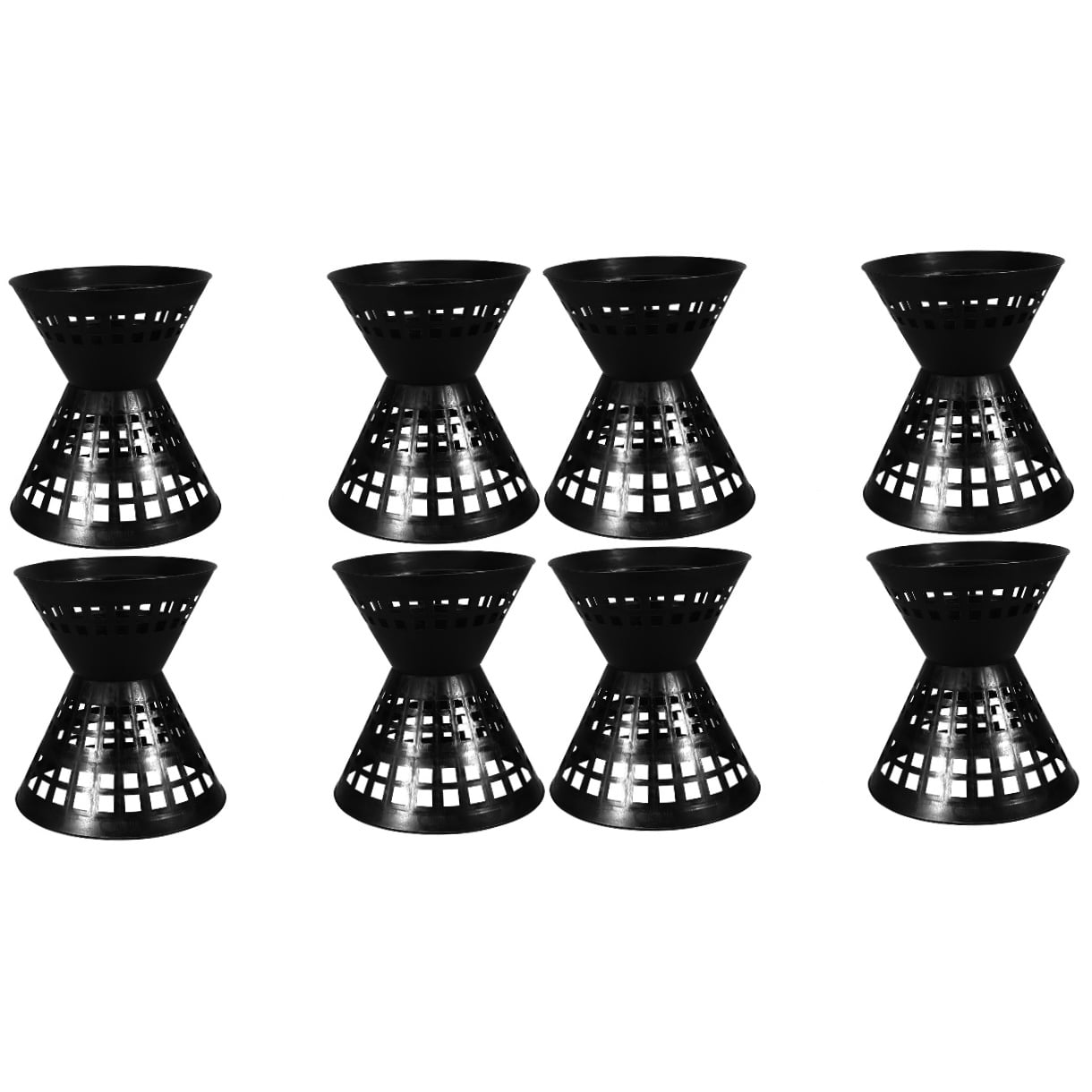 Masteelf  2 Count Flower Packaging Liner Wedding Bouquet Plant Stand Indoor Bride Black