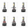 thumbnail image 3 of Faro LED Q7 de tres tubos de cobre, superbrillante, de alta potencia, 85 W, modificado, bombilla H7H11H4, para coche, 3 of 3