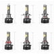 thumbnail image 3 of Faro LED Q7 de tres tubos de cobre, superbrillante, de alta potencia, 85 W, modificado, bombilla H7H11H4, para coche, 3 of 3