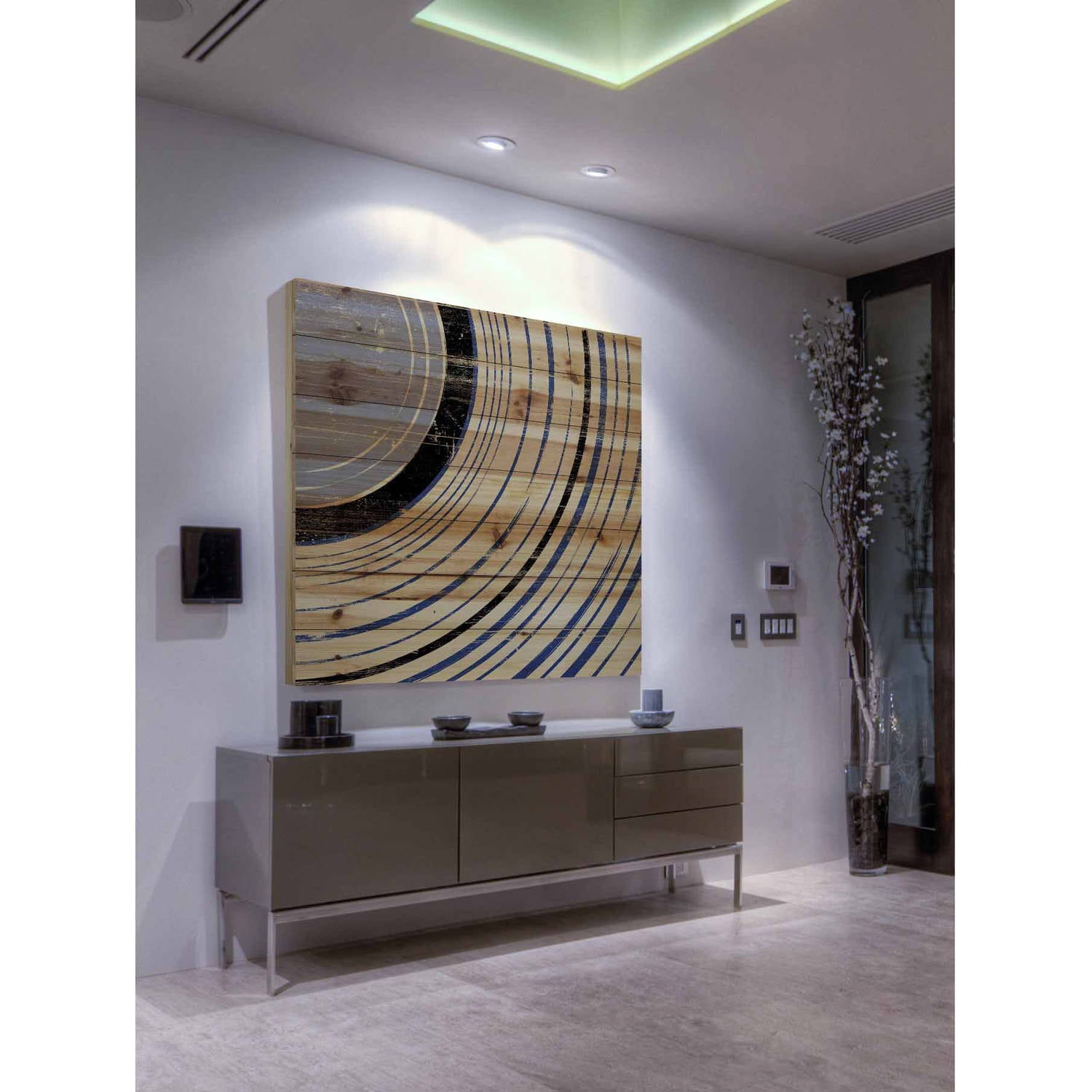 Marmont Hill - "Side Section" Painting Print on Natural Pine Wood