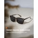 thumbnail image 3 of Gafas de sol polarizadas clásicas cuadradas TIJN UV400 para hombres y mujeres, 3 of 6
