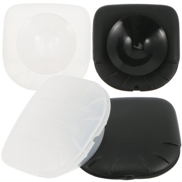 4pcs Silicone Facial Mask Brush Cover Anti-lost Mask Brush Protector Cover
