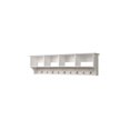 thumbnail image 2 of Home Square 2 Piece Wide Hanging Entryway Shelf Set in White, 2 of 3