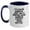 White/Navy, variant on Funny Game Warden Two Tone Coffee Mugs Gifts from Friends to Game Wardens on Graduation Day, Cute Humor Quote
