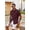 Dark Red, variant on COOFANDY Mens' Short Sleeve Textured Shirts Casual Button Down Shirt Summer Wedding Stylish Beach Clothes