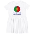 thumbnail image 3 of Inktastic I'm So Cute, I Must Be Portuguese Sunflower Girls Toddler Dress, 3 of 5