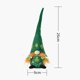 thumbnail image 4 of Gnomo del día de San Patricio sin rostro sombrero verde duende irlandés adorno de enano de peluche niña Ehuebsd Libre de BPA, 4 of 4