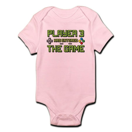 

CafePress - Player 3 Has Entered The Game - Baby Light Bodysuit