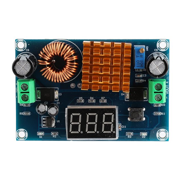 Veeki Boost Module, DC DC Monter Module de Puissance, Numérique Monter Convertir la Carte Convertisseur Boost de Tension 4 à 35V à 5 à 45V 5A, Convertisseurs de Puissance-051602