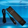 thumbnail image 2 of Yimiti Car 200W Converter Power Inverter Dc 12V/24V To Dc 220V Invertor Ports Adapter,Is Black, 2 of 4