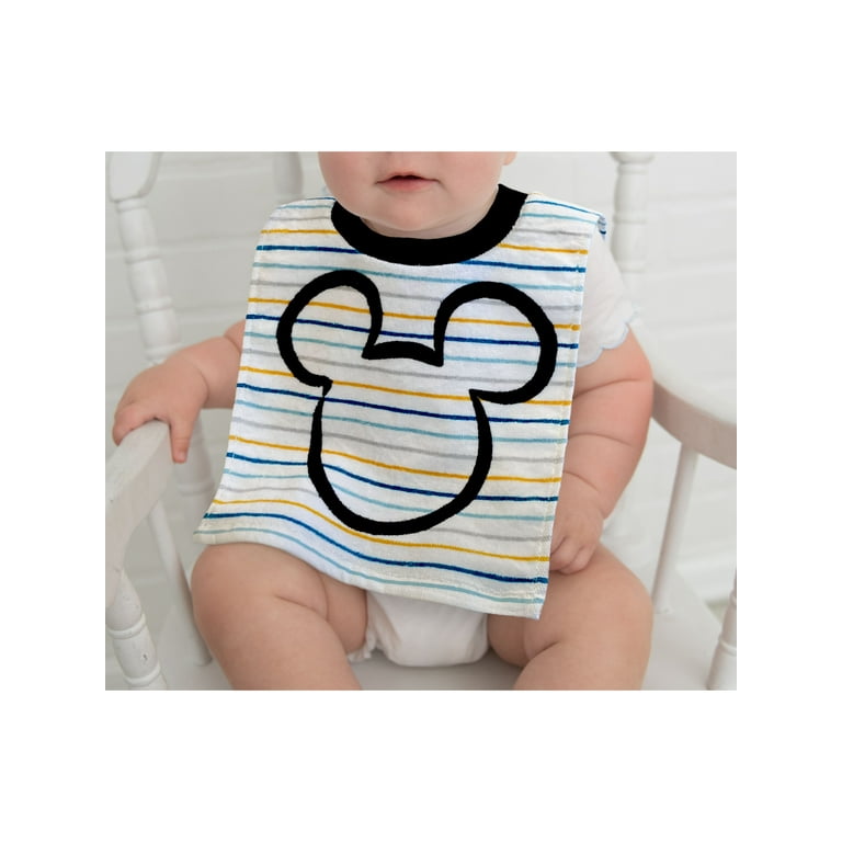 Disney Mickey 2 Pack Pullover Towel Bib