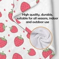 thumbnail image 4 of Throw Blanket 50"x60" Flannel Plush Blanket for Bed Couch Sofa Chair Aesthetic Cute Soft Warm for Girls Women Flower Floral Fruit-Strawberry, 4 of 6