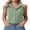 Light Green, variant on Zeagoo Women's Sleeveless Button Down Shirts Hidden-Button Front Collared Dressy Casual Blouses Loose Office Tank Tops