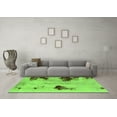 thumbnail image 3 of Ahgly Company Indoor Rectangle Abstract Green Modern Area Rugs, 7' x 10', 3 of 4