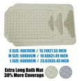 thumbnail image 5 of Bath Tub Mat, 15.74" x 27.55" Anti Slip Bath mat with Suction Cups and Drain Holes, Machine Washable, Rectangle, Slip Proof, Mold Resistance, 5 of 6