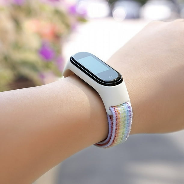 Nylon Strap for xiaomi mi band 6 5 Bracelet watchband Strap Miband Bracelet Adjustable Sport Wristband loop for Mi band 5 4 3 11 dark Olive Walmart Business Supplies