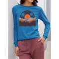 thumbnail image 3 of Record Mountains Graphic Tee Long Sleeve Women's, 3 of 4