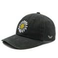 thumbnail image 2 of Waldeal Pickleball Hat for Women, Funny Pickleball Gifts, Adjustable Embroidered Daisy Washed Denim Baseball Cap, 2 of 7
