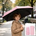 thumbnail image 5 of Mini Compact Foldable Pocket Sun Rain Umbrella With Black Coating, UV Protection Lightweight Parasol With Storage Case, Portable Rain & Shade Accessory for Travel Outdoor Daily Use, 5 of 8